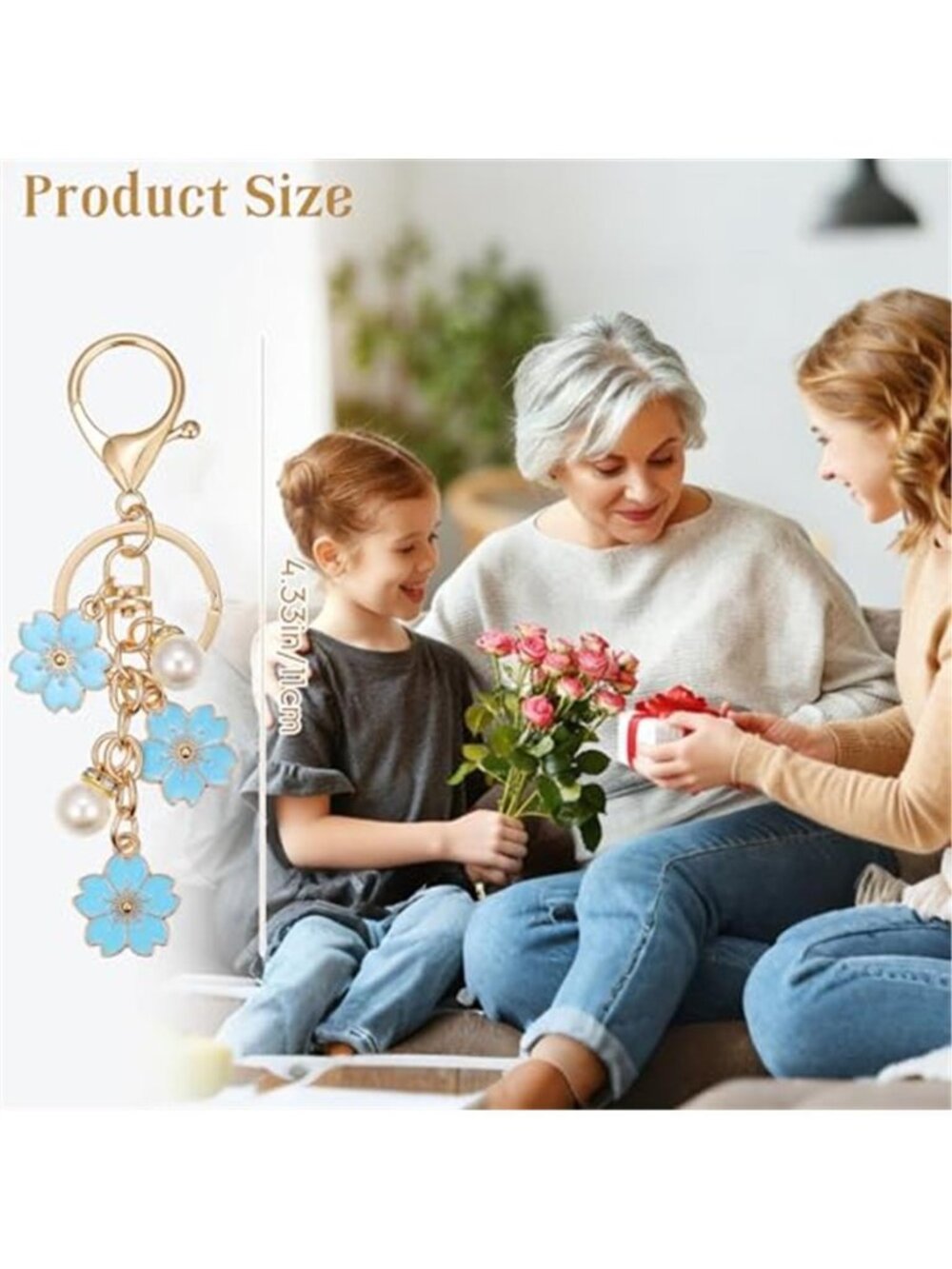5PCS Bag Charms for Handbags Key Chains for Women | - Picture 3 of 7